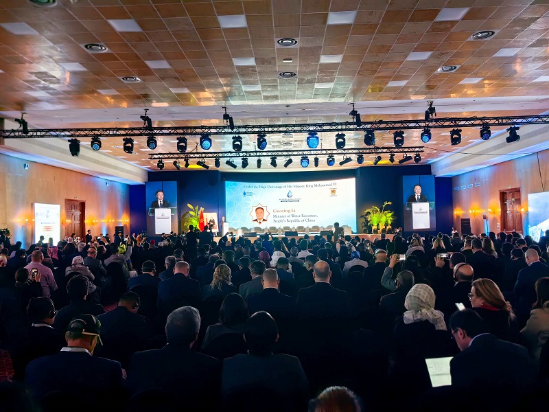 李國英在第19屆世界水資源大會開幕式上致辭 李國英在第19屆世界水資源大會開幕式上致辭